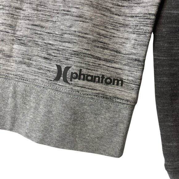 Hurley Men's M Phantom Advance Crew Sweatshirt Gray Heather Sporty Athletic - Picture 6 of 9